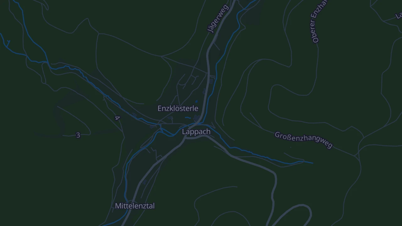 Karte von Enzklösterle
