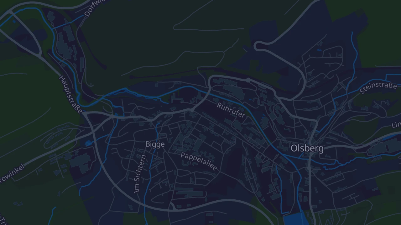 Karte von Olsberg