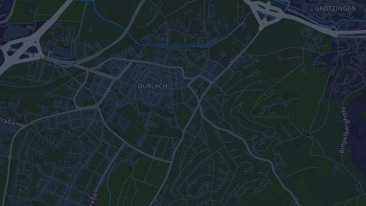 Karte von Karlsruhe