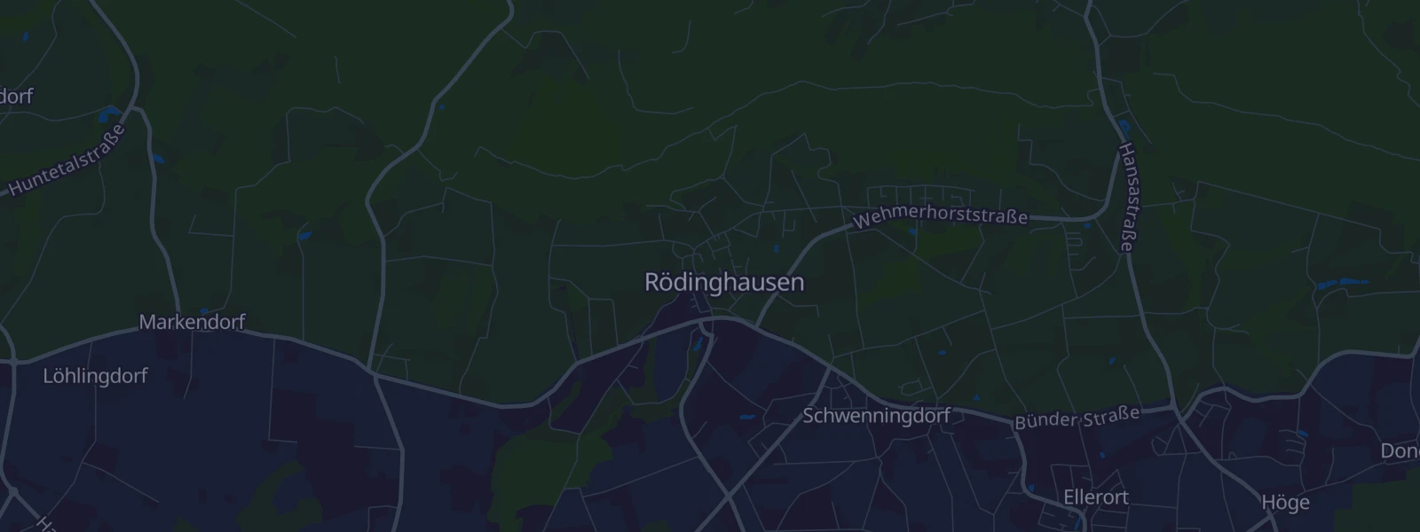 Karte von Rödinghausen