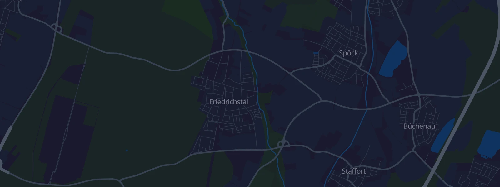Karte von Friedrichstal