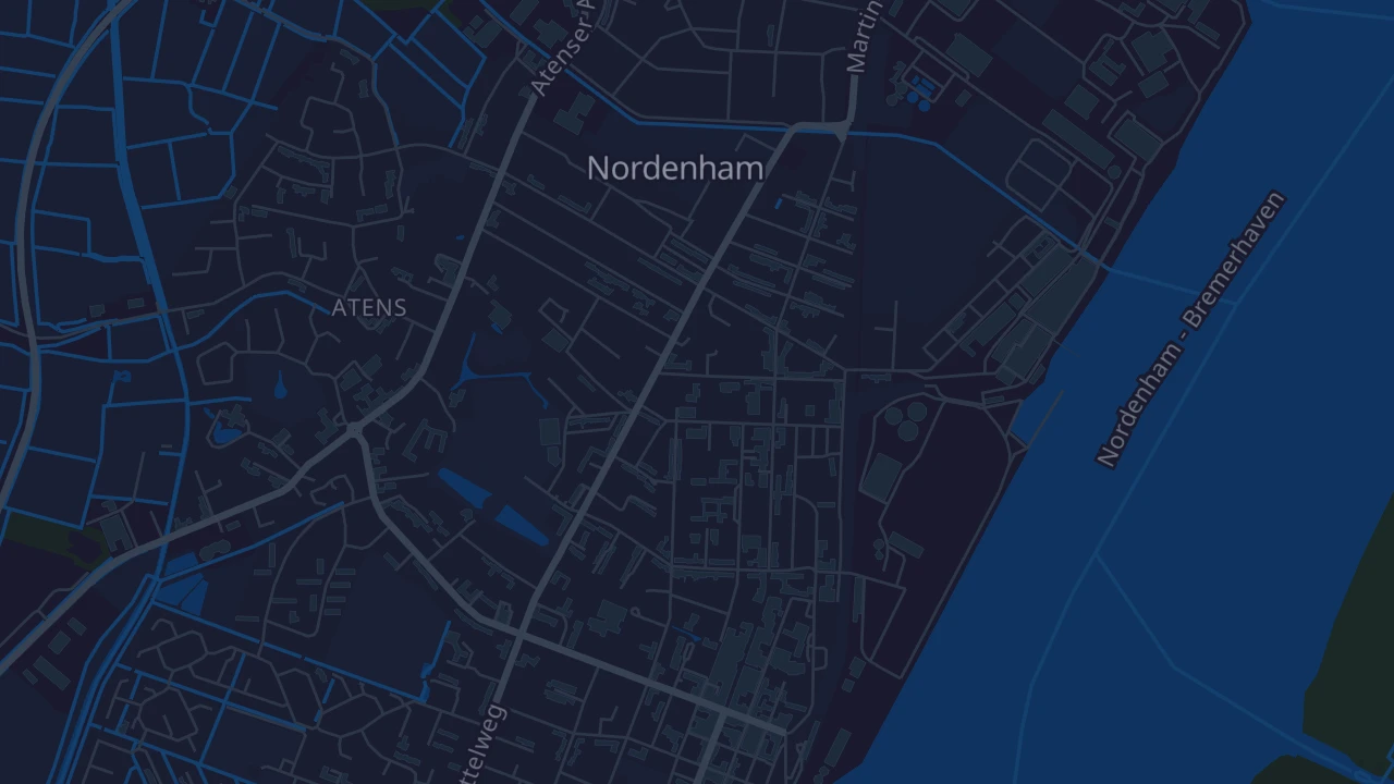 Karte von Nordenham