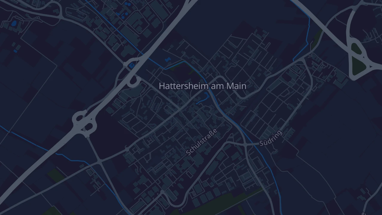 Karte von Hattersheim am Main