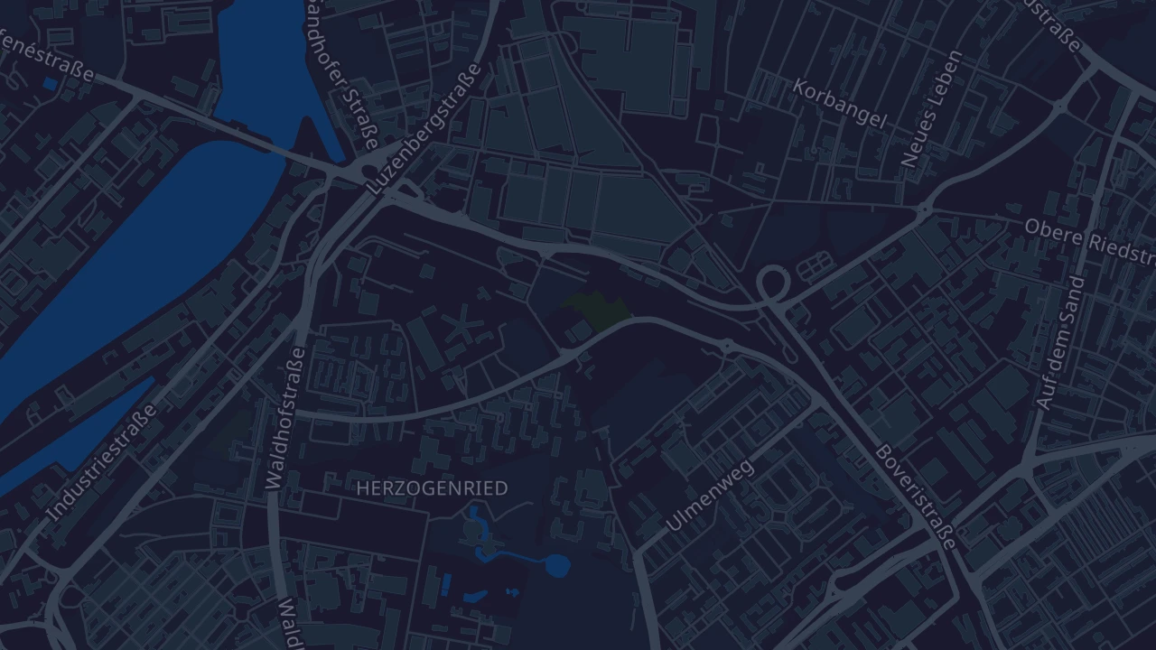 Karte von Mannheim