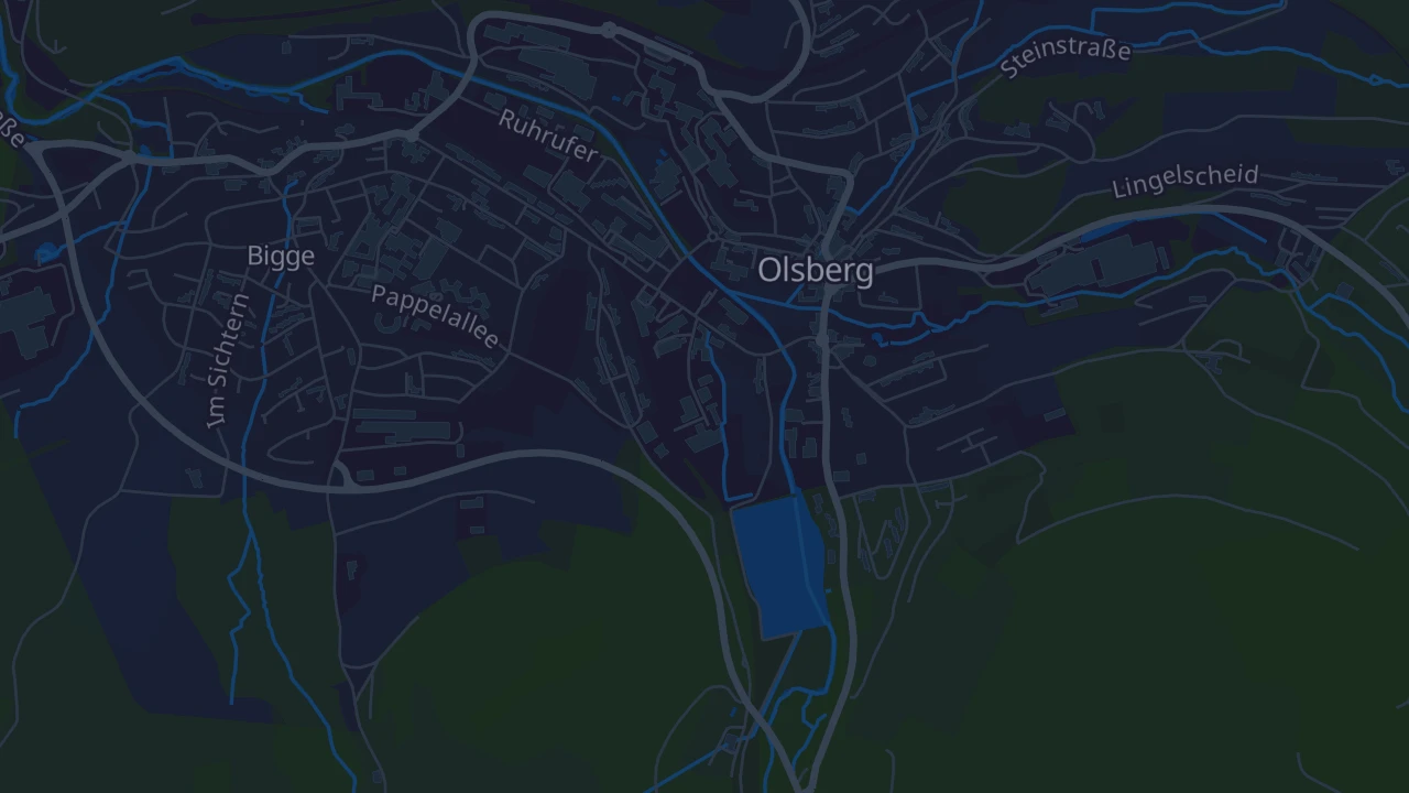 Karte von Olsberg