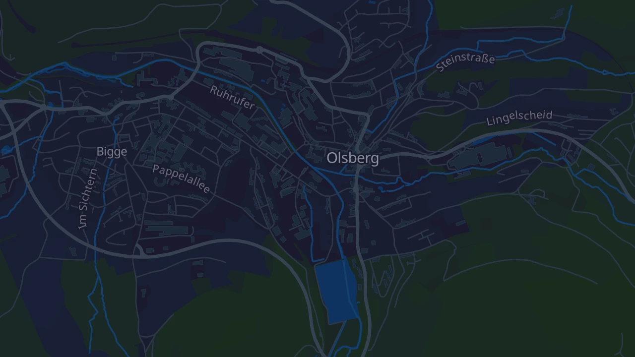 Karte von Olsberg