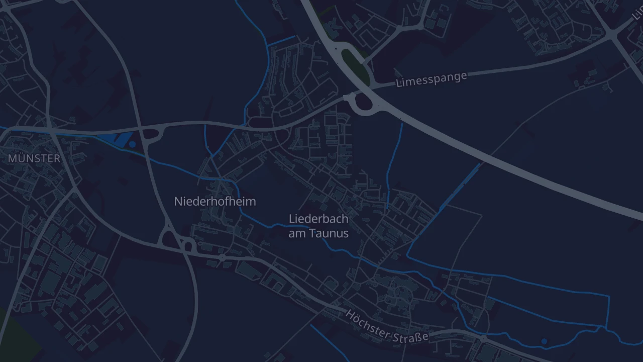 Karte von Liederbach am Taunus