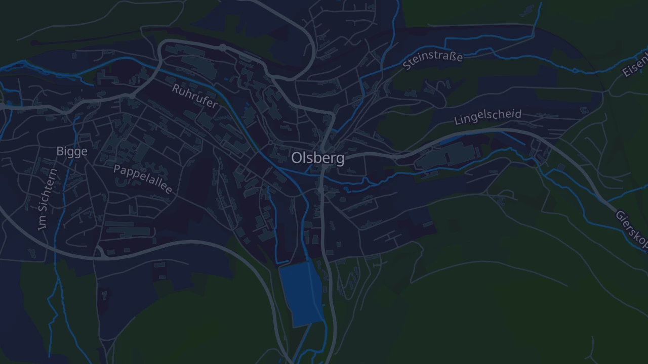 Karte von Olsberg