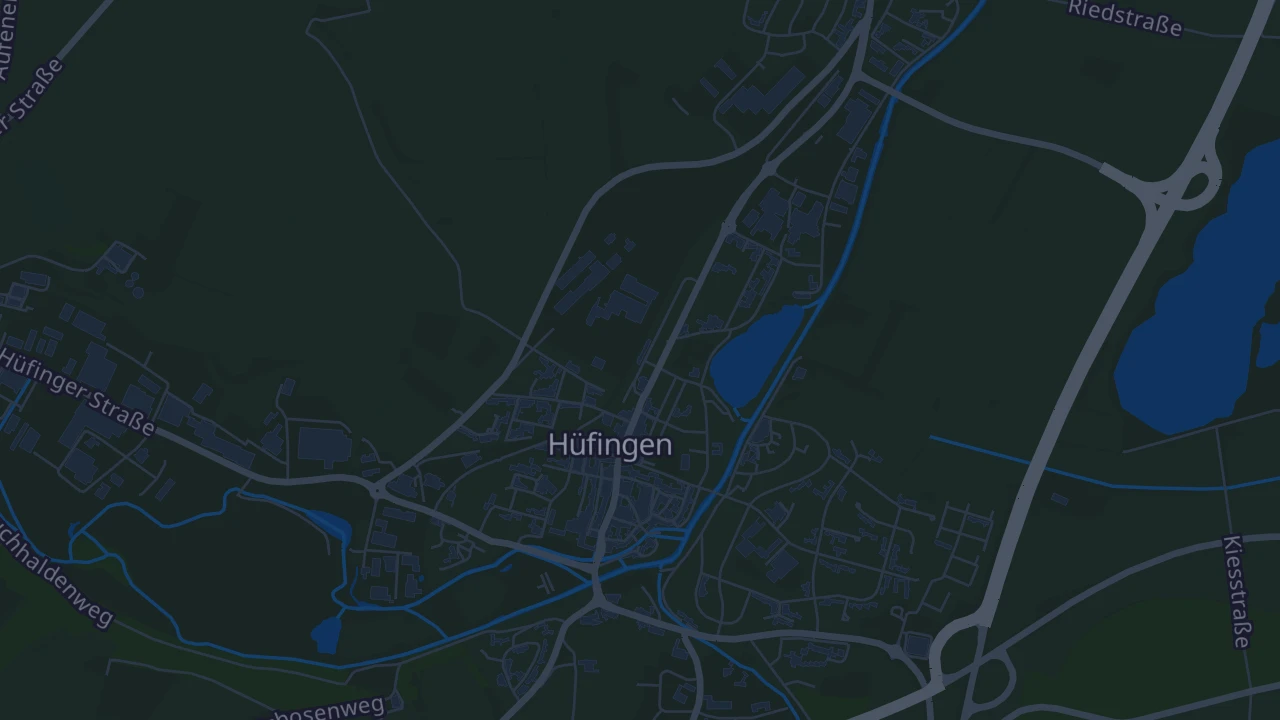 Karte von Hüfingen