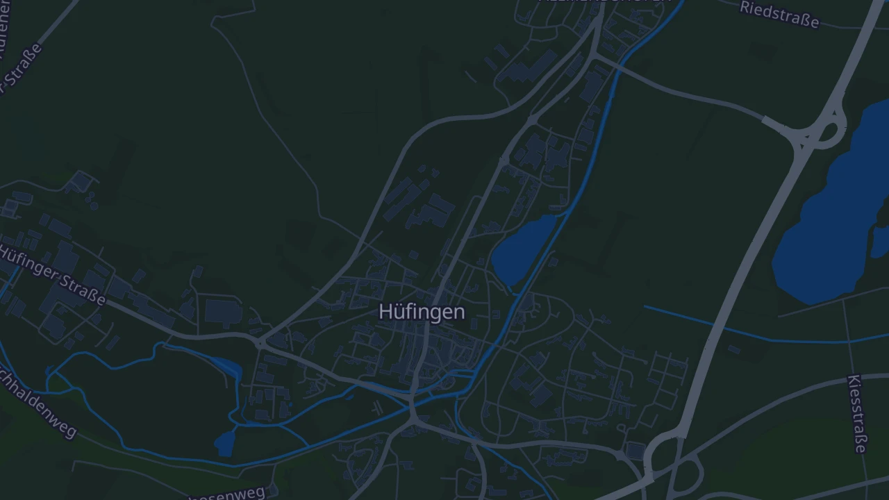 Karte von Hüfingen