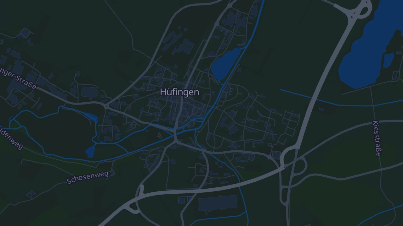 Karte von Hüfingen