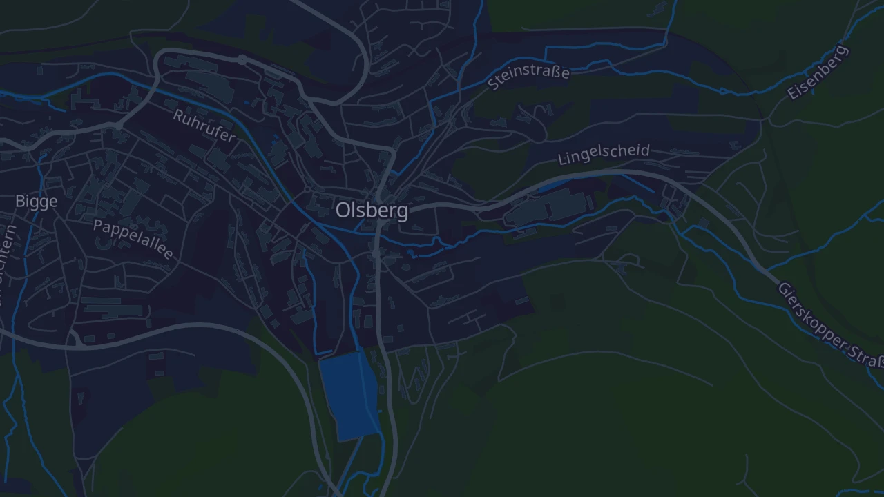 Karte von Olsberg