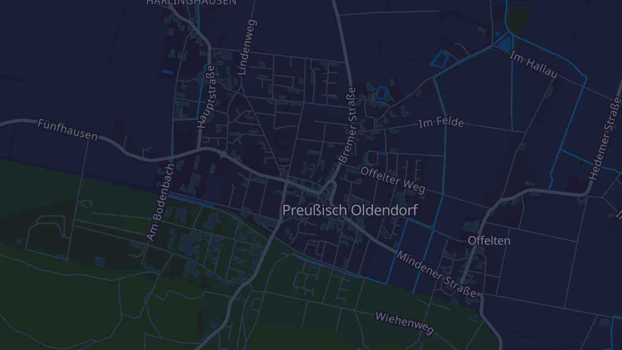 Karte von Preußisch Oldendorf