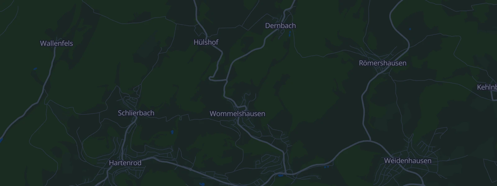 Karte von Bad Endbach OT Wommelshausen