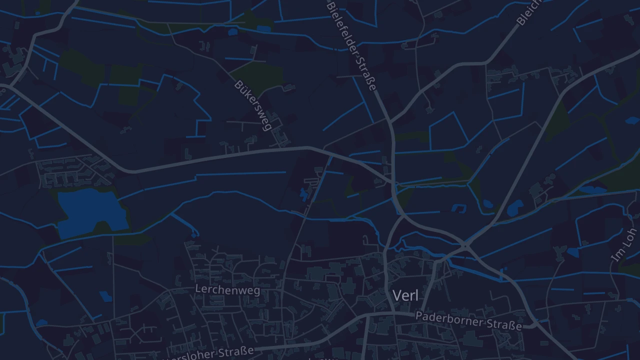 Karte von Verl