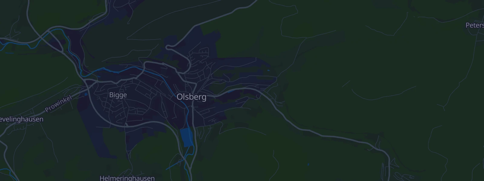 Karte von Olsberg