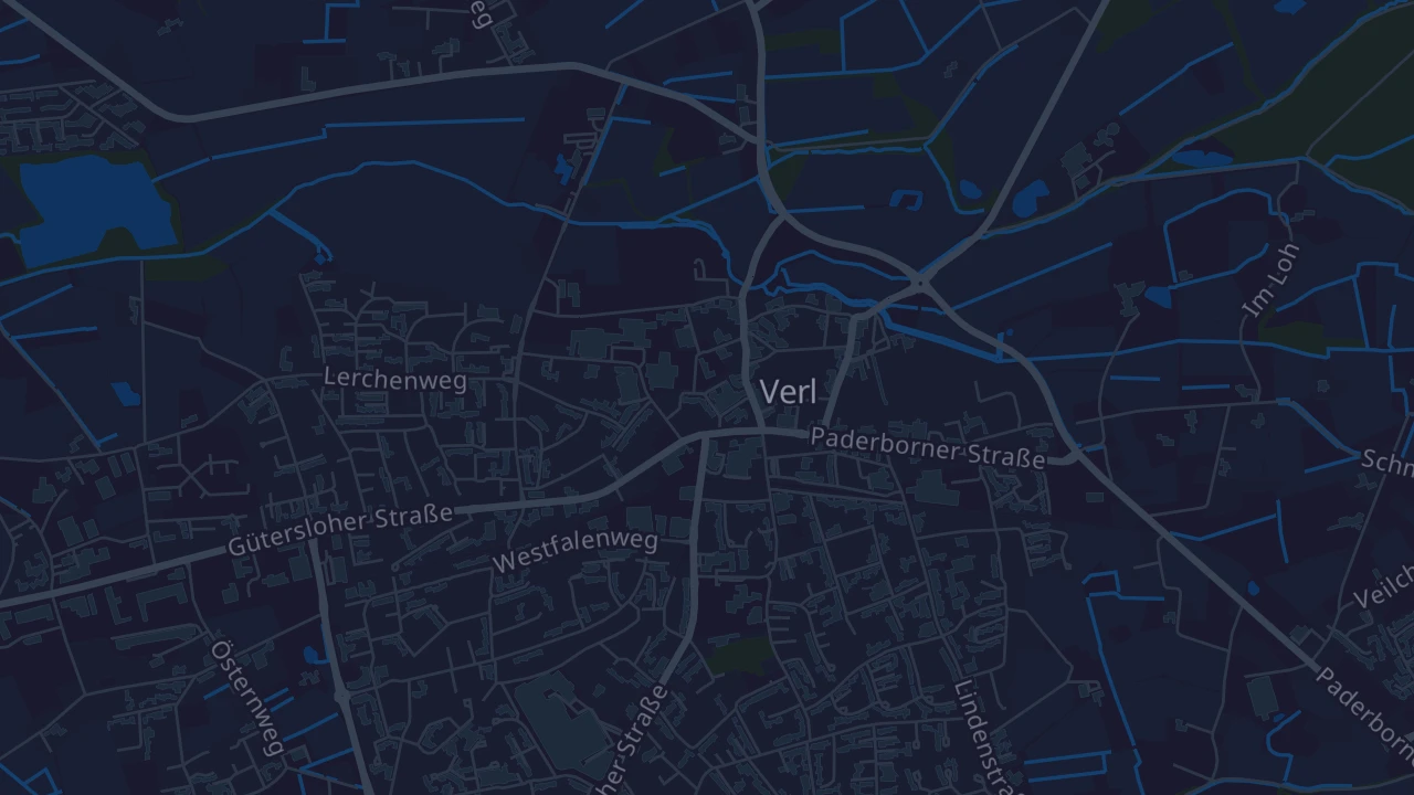 Karte von Verl