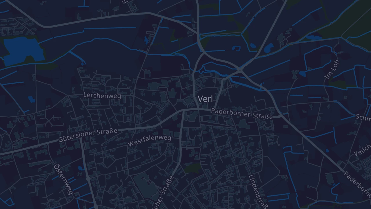 Karte von Verl