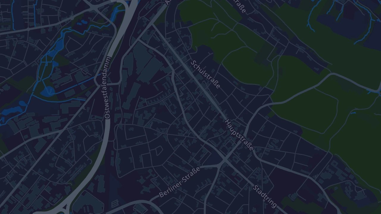 Karte von Bielefeld
