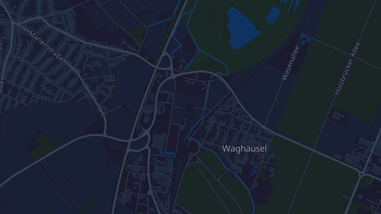 Karte von Waghäusel