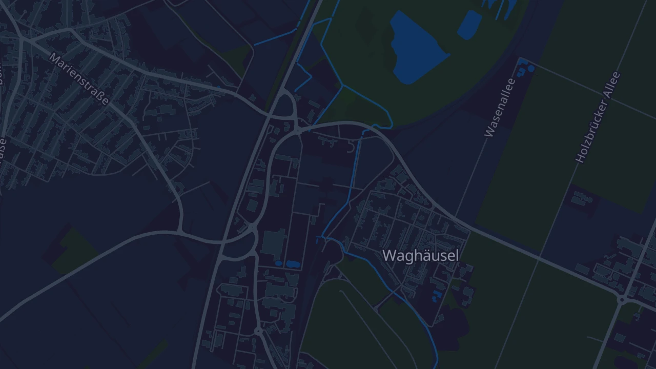 Karte von Waghäusel