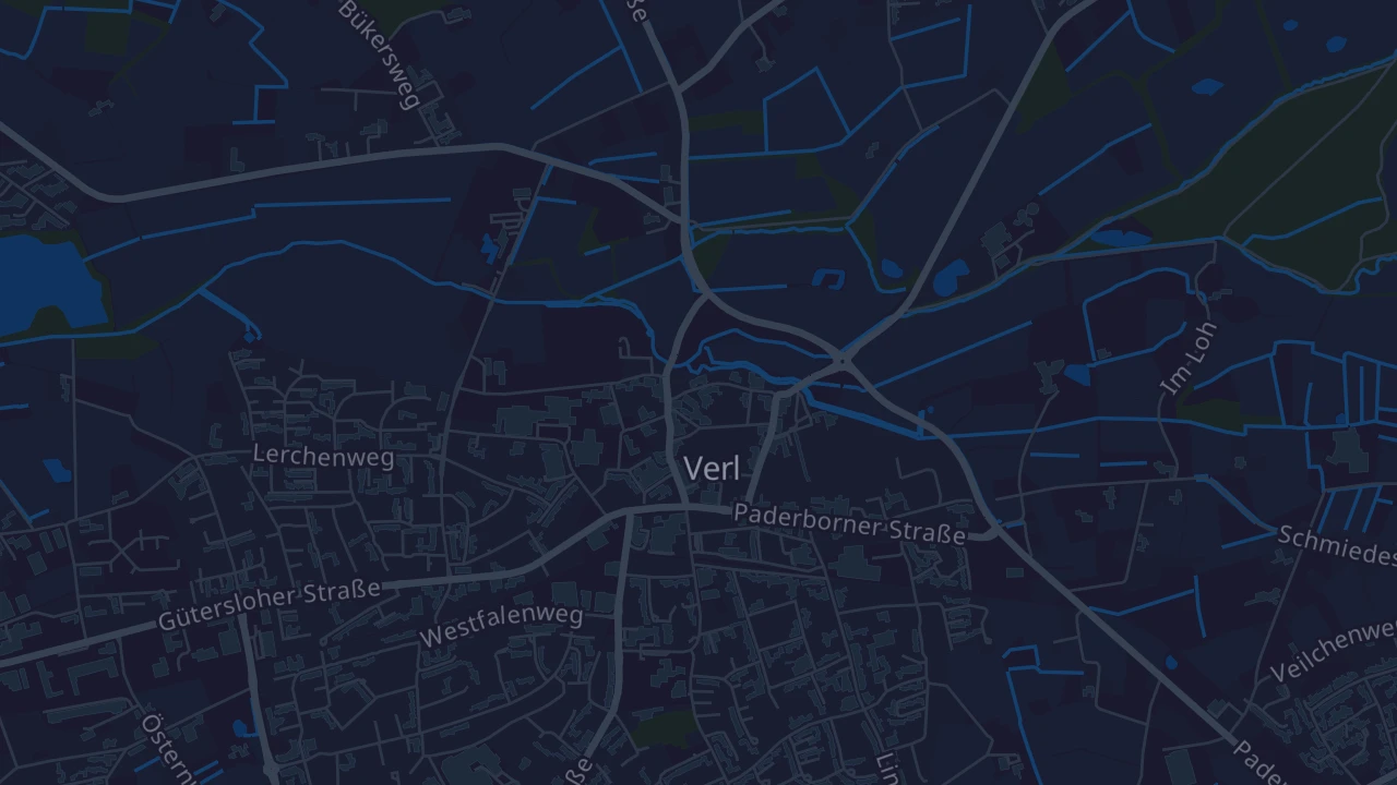Karte von Verl