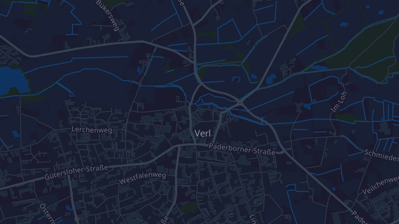 Karte von Verl