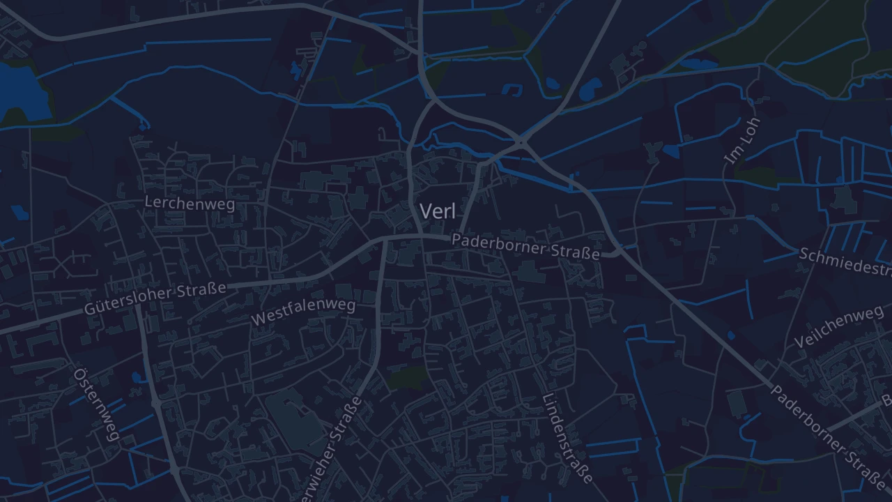 Karte von Verl