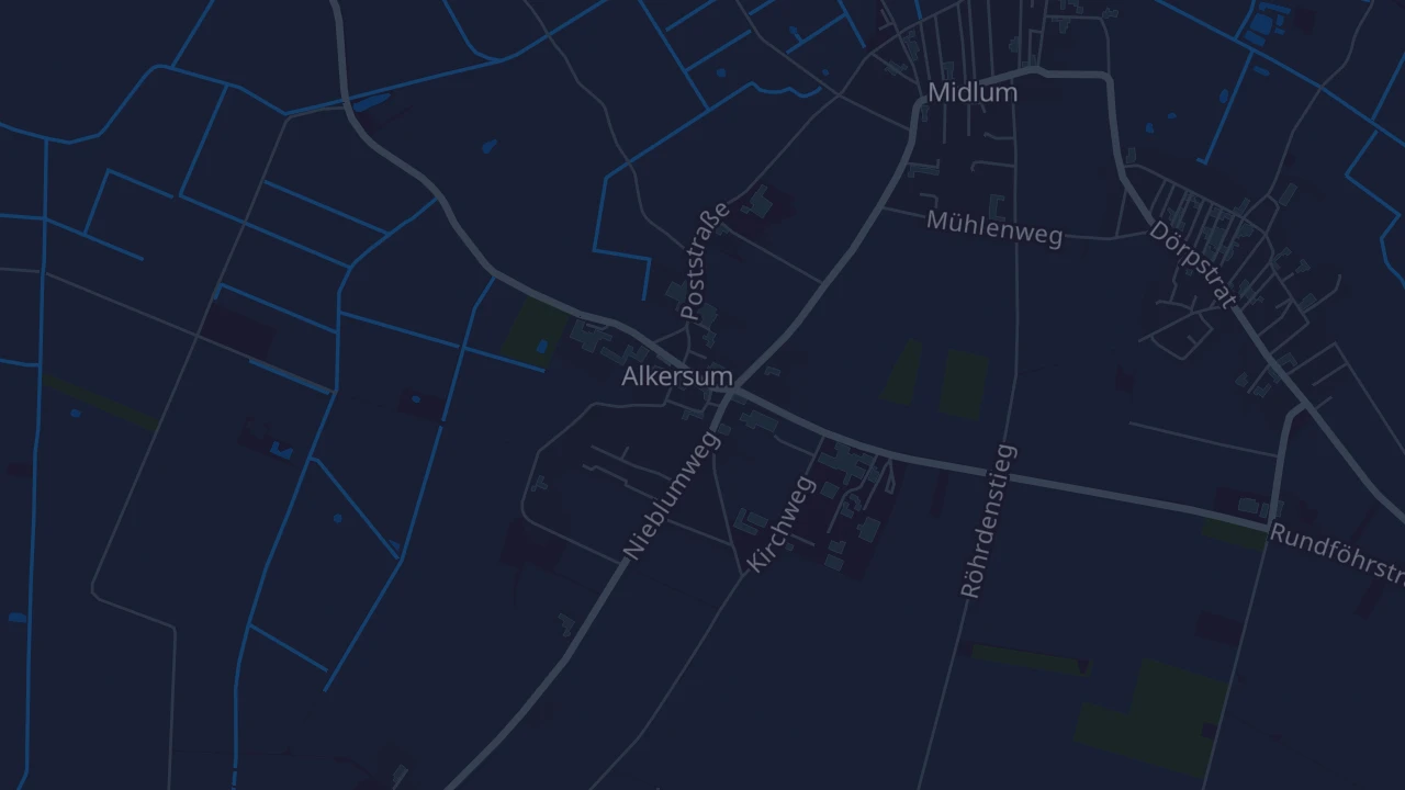 Karte von Alkersum