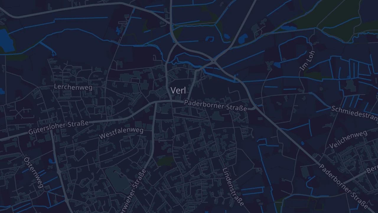 Karte von Verl