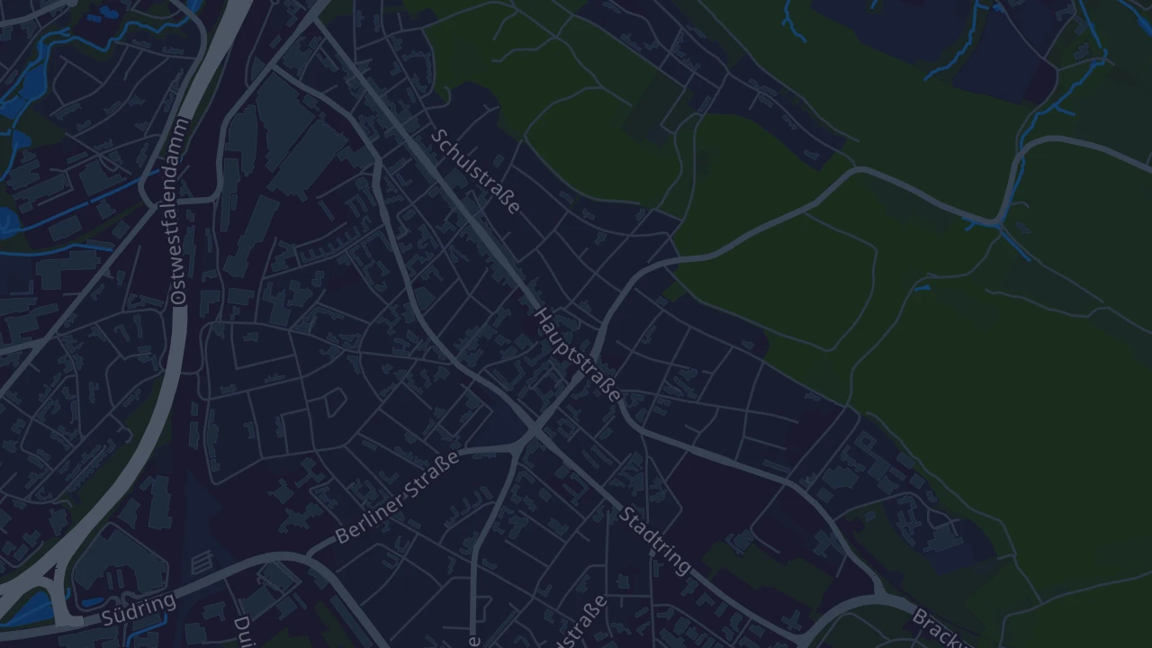 Karte von Bielefeld