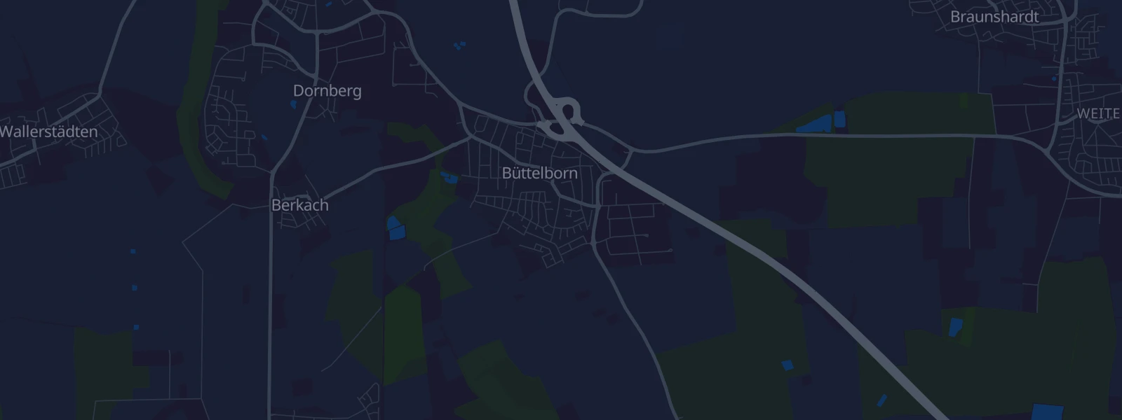 Karte von Büttelborn