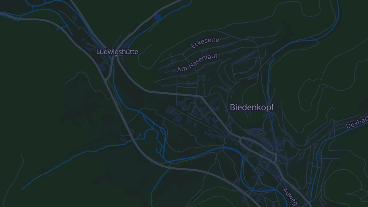 Karte von Biedenkopf