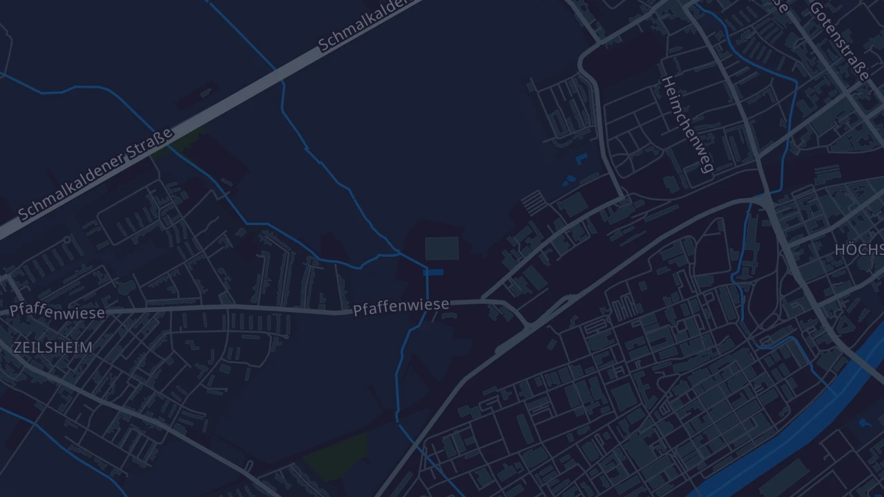 Karte von Frankfurt am Main