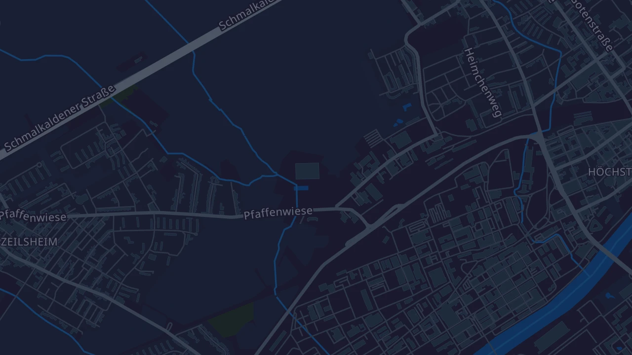 Karte von Frankfurt am Main