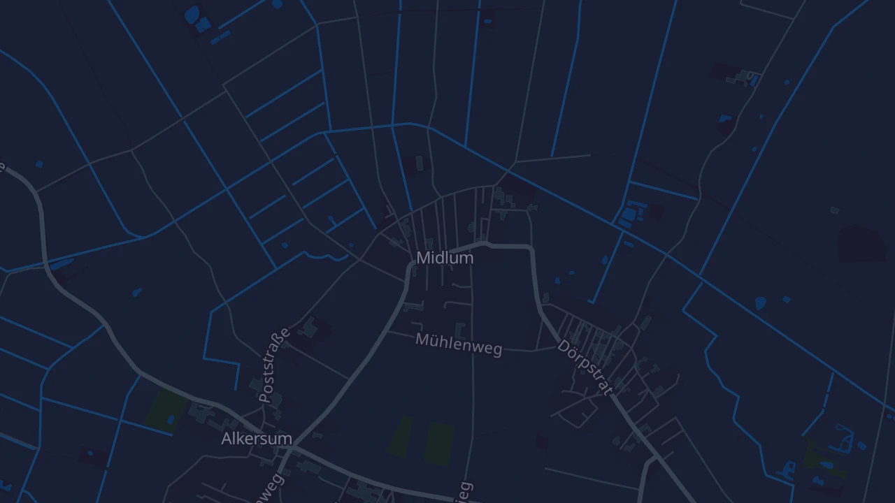 Karte von Midlum