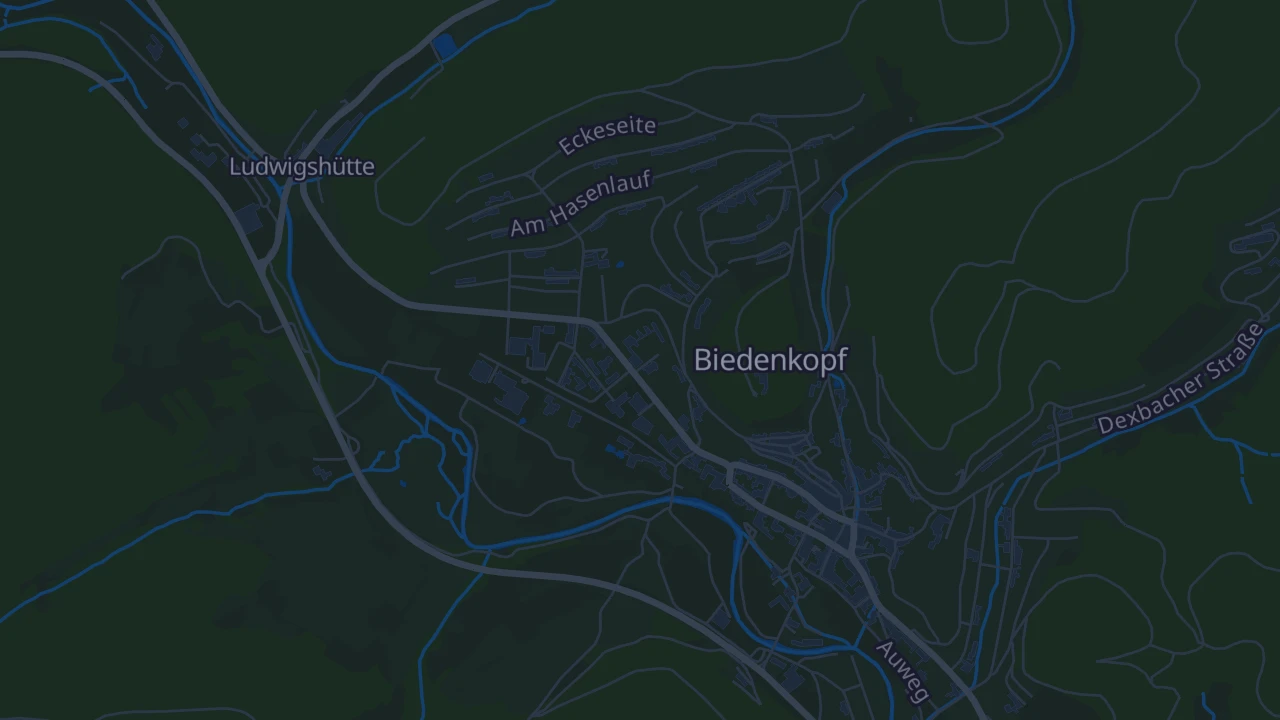 Karte von Biedenkopf