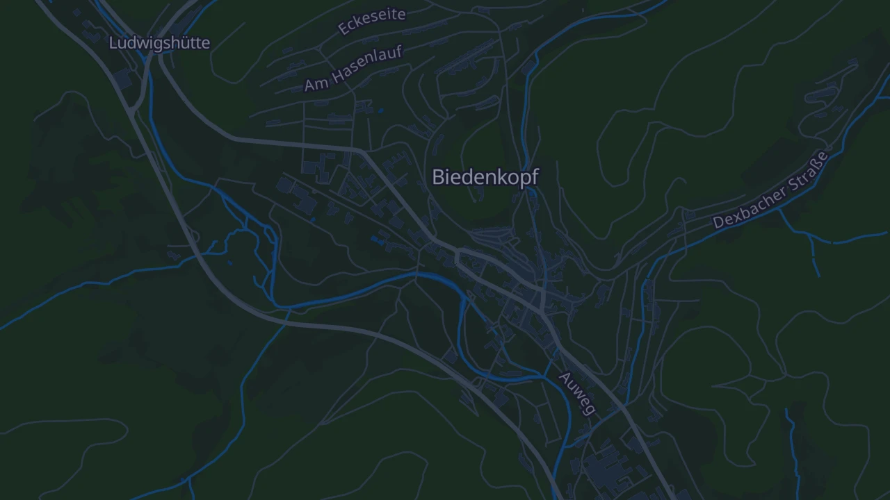 Karte von Biedenkopf