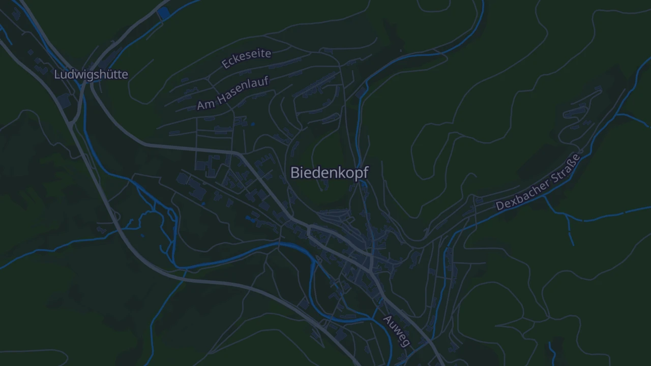 Karte von Biedenkopf