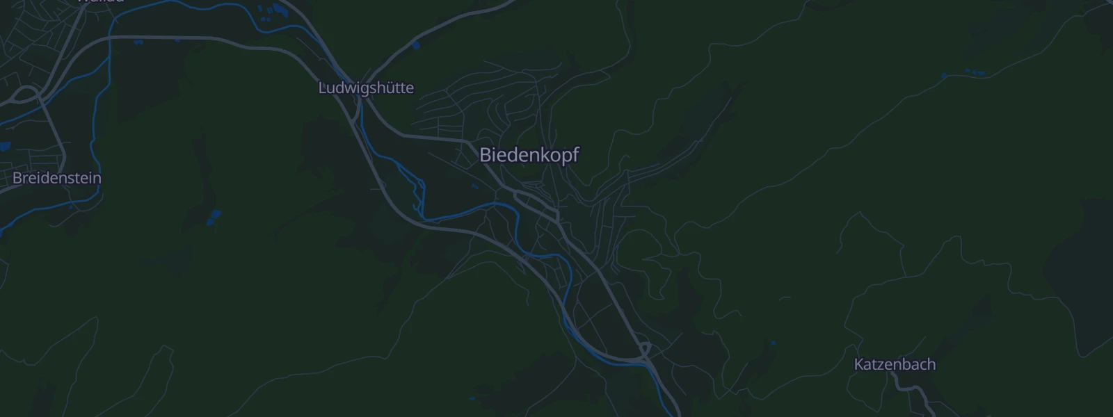 Karte von Biedenkopf