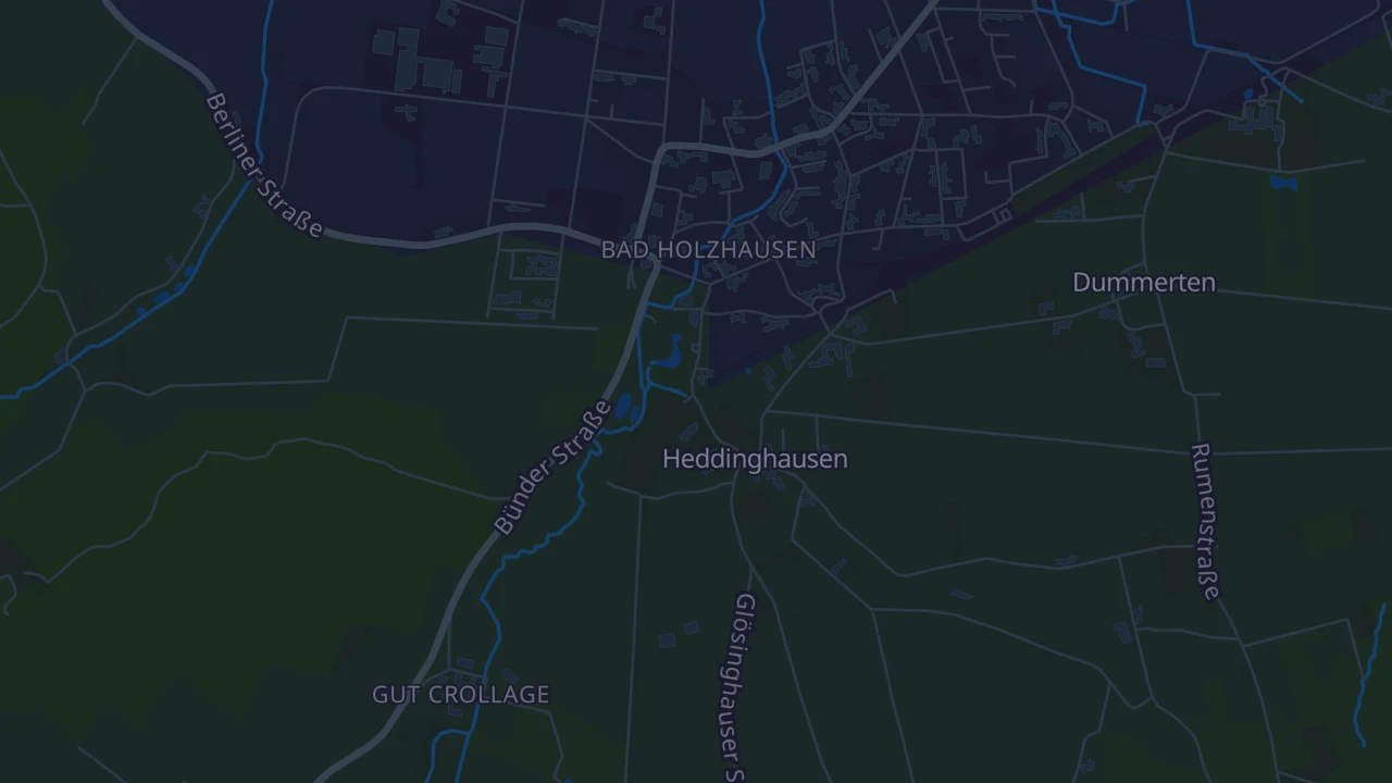 Karte von Preußisch Oldendorf
