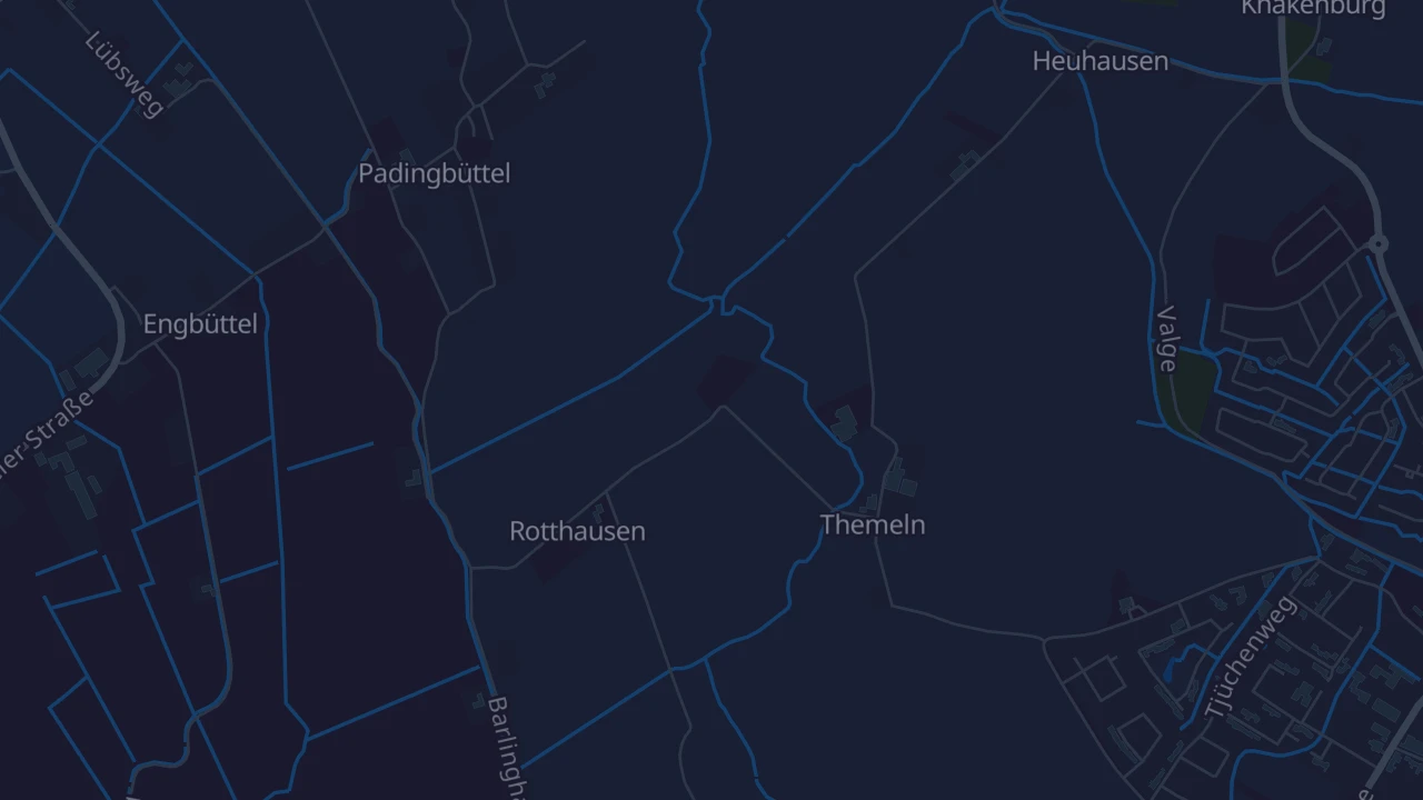 Karte von Wurster Nordseeküste