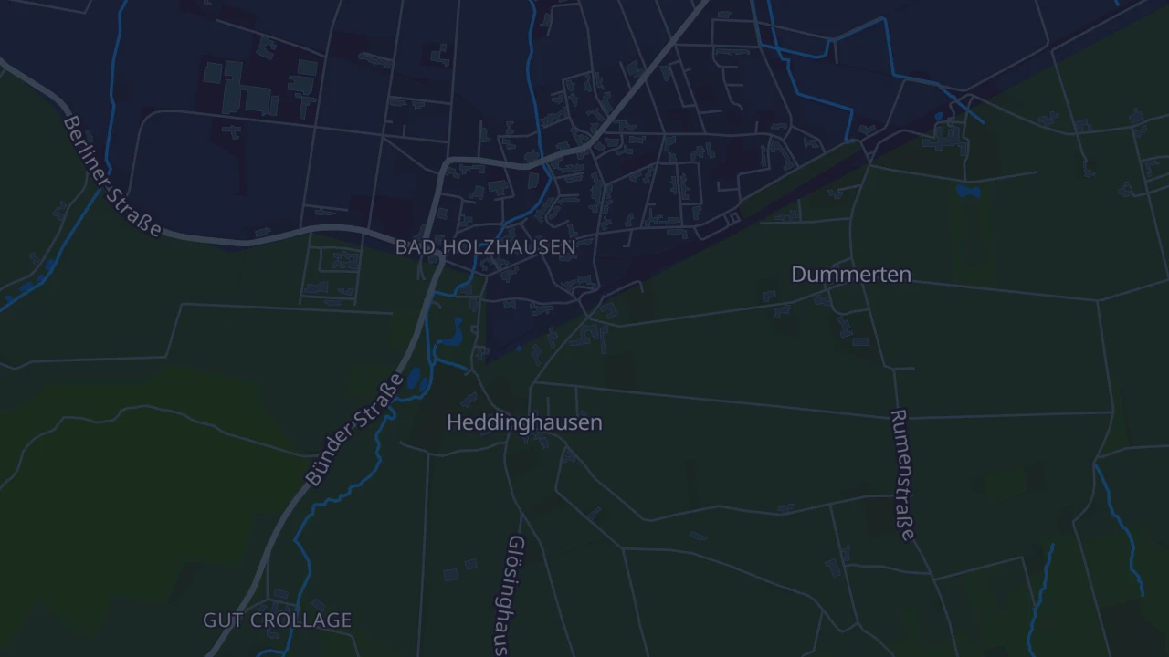 Karte von Preußisch Oldendorf