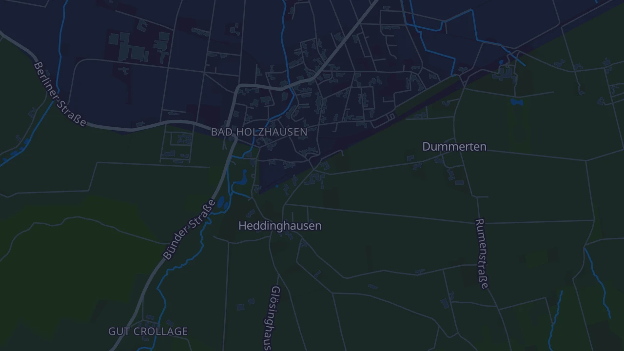 Karte von Preußisch Oldendorf