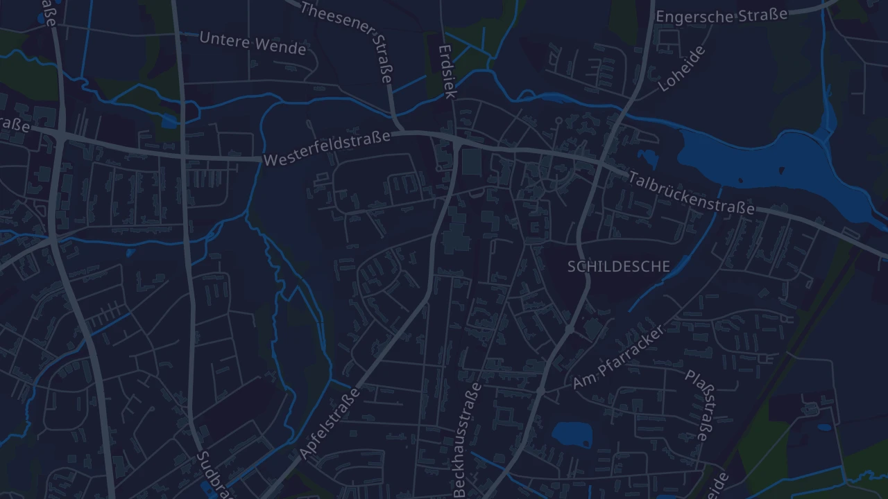 Karte von Bielefeld