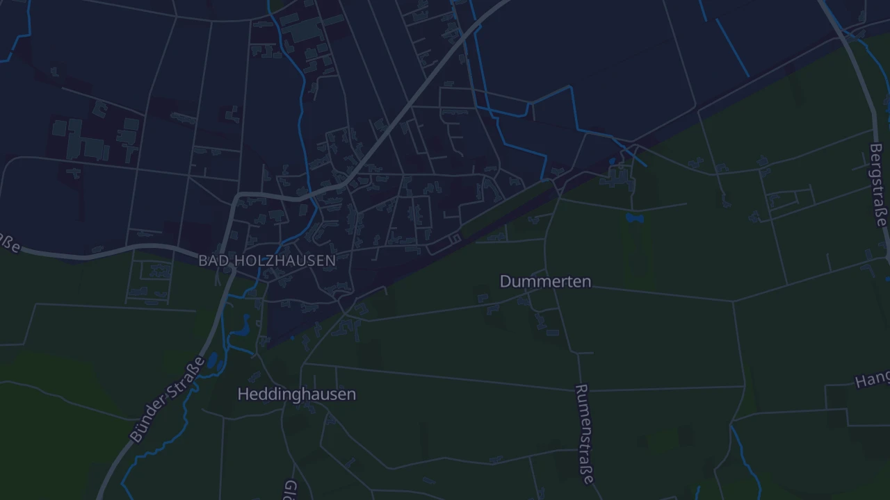 Karte von Preußisch Oldendorf
