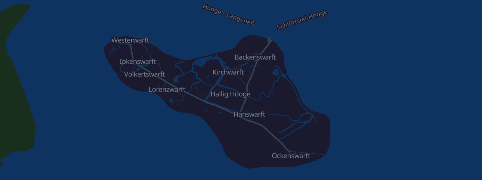 Karte von Hooge