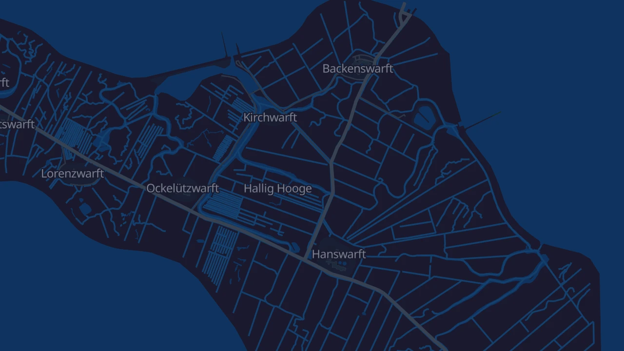 Karte von Hooge