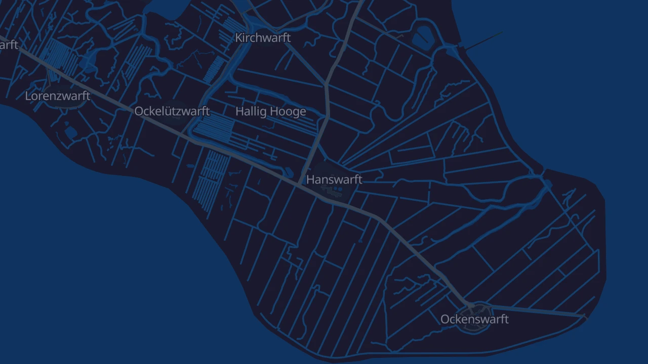 Karte von Hooge