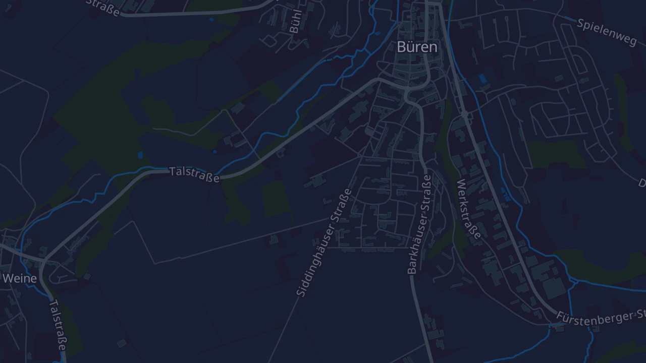 Karte von Büren
